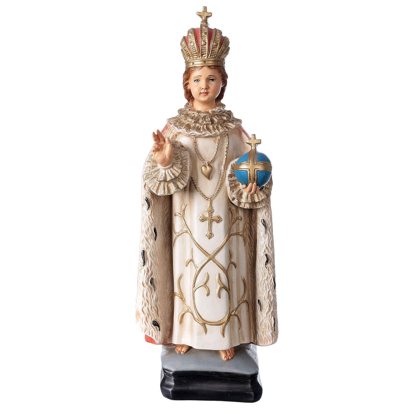 Infant of Prague statue, 40 cm painted resin online sales on
