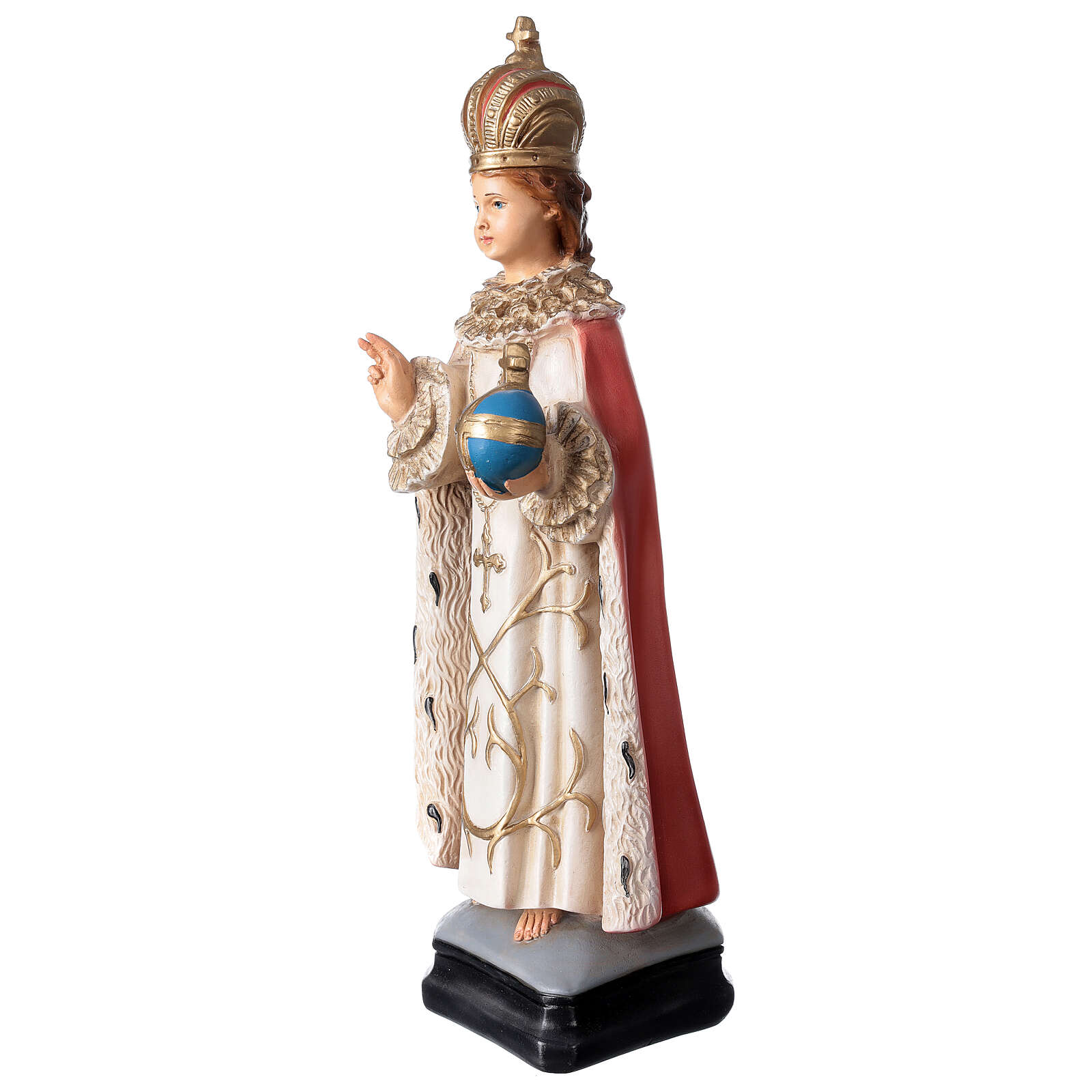 Infant of Prague statue, 40 cm painted resin online sales on