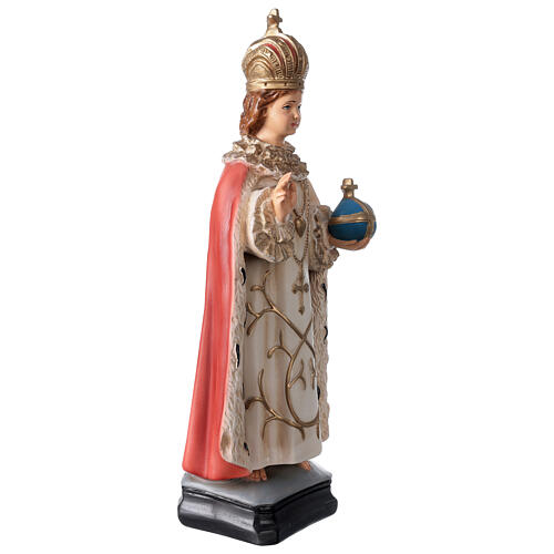 Infant of Prague statue, 40 cm painted resin 4