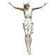 Statue of the Body of Christ in white fibreglass 105 cm s1