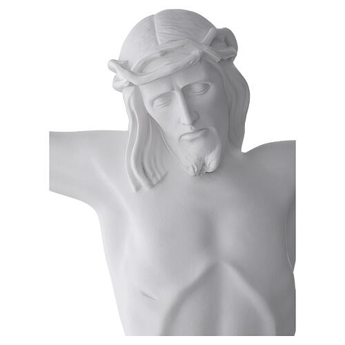 Corpus of Christ statue, white fiberglass 105 cm 3