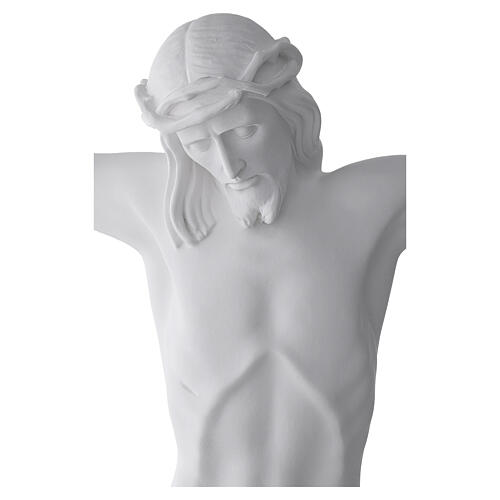 Corpus of Christ statue, white fiberglass 105 cm 7