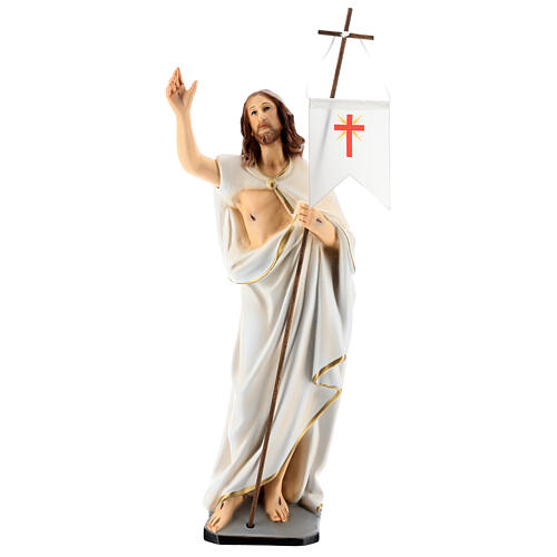 Statue of Resurrected Jesus in painted resin 40 cm 1