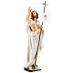 Statue of Resurrected Jesus in painted resin 40 cm s5