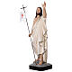 Estatua Cristo resucitado fibra de resina 50 cm pintada s3