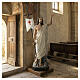Statue, Auferstandener Christus, 85 cm, Glasfaserkunststoff, farbig gefasst, mit Glasaugen s4