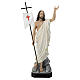 Statue of Resurrected Jesus in painted fibreglass with glass eyes 85 cm s1