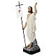 Estatua Cristo resucitado fibra de resina 85 cm pintada ojos de cristal s5