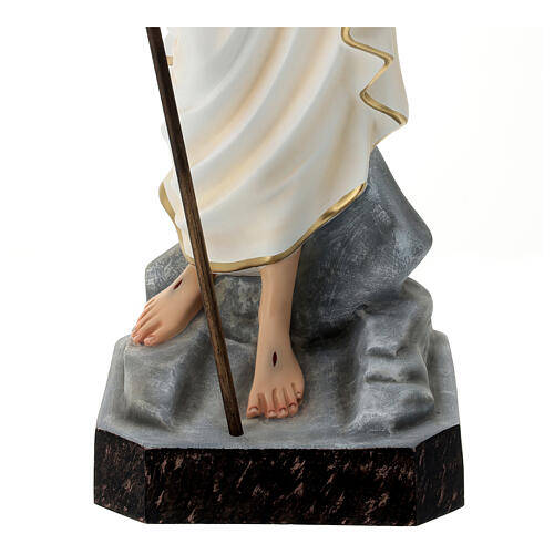 Statue Christ Ressuscité fibre de verre 85 cm peinte avec oeil de verre 11