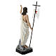 Statue Christ Ressuscité fibre de verre 85 cm peinte avec oeil de verre s9