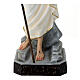 Statue Christ Ressuscité fibre de verre 85 cm peinte avec oeil de verre s11