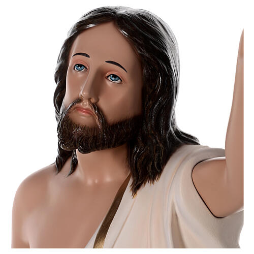 Statue of Resurrected Jesus in painted fibreglass 110 cm 2