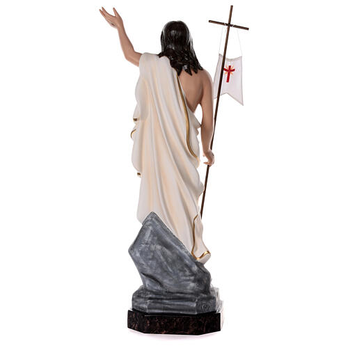 Statue of Resurrected Jesus in painted fibreglass 110 cm 9
