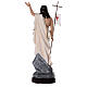 Statue of Resurrected Jesus in painted fibreglass 110 cm s9