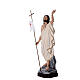 Statue Christ ressuscité fibre de verre 110 cm peinte s4