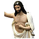 Statua Cristo risorto vetroresina 125 cm dipinta occhi vetro s2