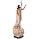 Statue Christ Ressuscité fibre de verre 200 cm peinte avec oeil de verre s8