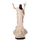 Statue Christ Ressuscité fibre de verre 200 cm peinte avec oeil de verre s14