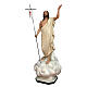 Statua Cristo risorto vetroresina 200 cm dipinta occhi vetro s3