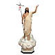 Risen Christ statue, painted fiberglass with glass eyes 6.5 ft s1