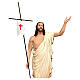 Risen Christ statue, painted fiberglass with glass eyes 6.5 ft s2