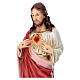 Statue of the Sacred Heart of Jesus in painted resin 30 cm s2