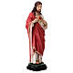 Statue of the Sacred Heart of Jesus in painted resin 30 cm s4