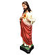 Statue of the Sacred Heart of Jesus in painted resin 40 cm s3
