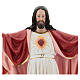 Statue of the Sacred Heart of Jesus with open arms in fibreglass 85 cm s3