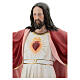 Statue of the Sacred Heart of Jesus with open arms in fibreglass 85 cm s6