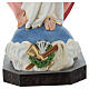 Estatua Jesús Sagrado Corazón brazos abiertos 85 cm fibra de resina pintada s9