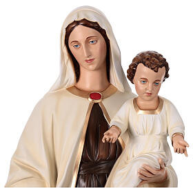 Fibreglass statue of Our Lady with Child, 67 in