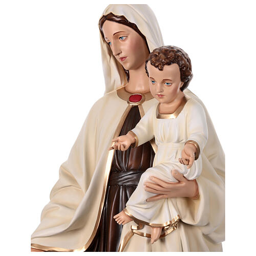 Fibreglass statue of Our Lady with Child, 67 in 4