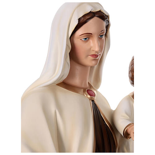 Fibreglass statue of Our Lady with Child, 67 in 10