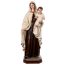 Estatua Virgen con Niño 170 cm fibra de vidrio