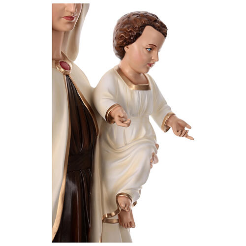 Estatua Virgen con Niño 170 cm fibra de vidrio 9