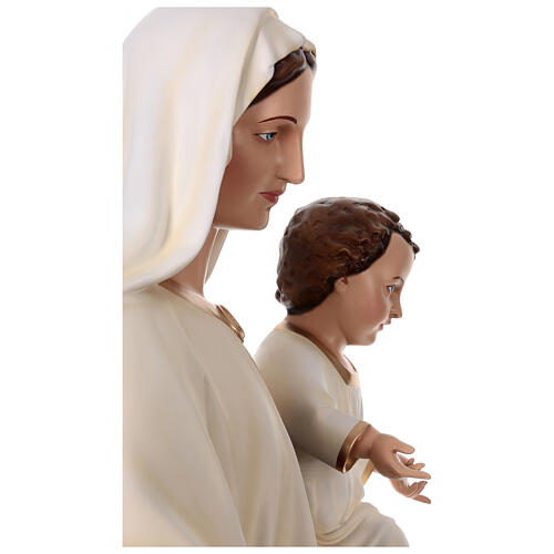 Estatua Virgen con Niño 170 cm fibra de vidrio 11