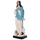Virgen María del Murillo 155 cm fibra de vidrio coloreada ojos de vidrio s3