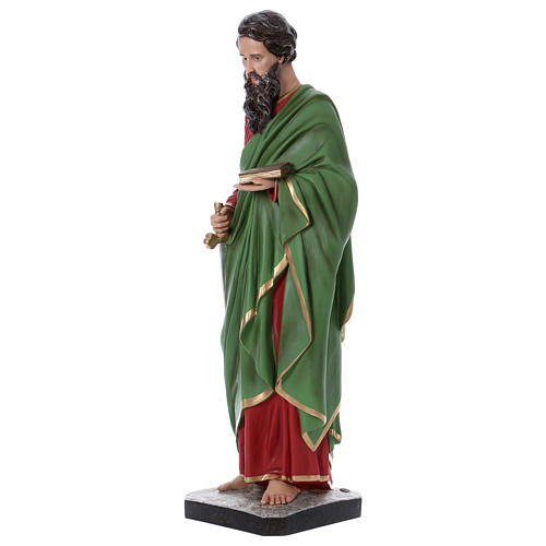 Statue Saint Paul 110 cm fibre de verre colorée 3