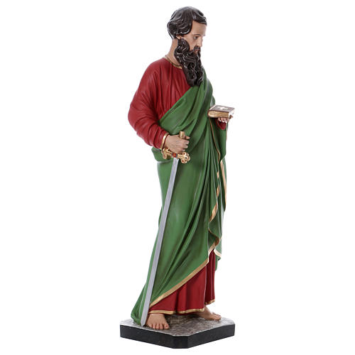 Statue Saint Paul 110 cm fibre de verre colorée 4