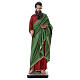 Statue Saint Paul 110 cm fibre de verre colorée s1