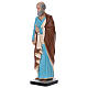 Saint Peter statue 110 cm painted fibreglass with GLASS EYES s3