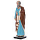 Statue Saint Pierre 110 cm fibre de verre colorée s3