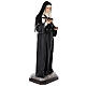 St. Rita 160 cm in colored fiberglass with glass eyes s5