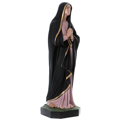 Our Mother of Sorrows statue 110 cm painted fibreglass with GLASS EYES 4