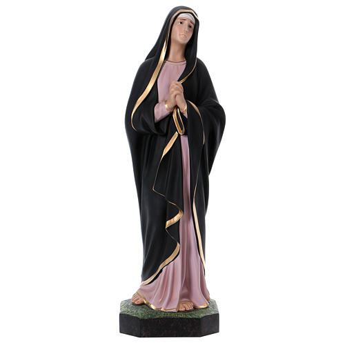 Madonna of Sorrows statue, 110 cm colored fiberglass crystal eyes 1