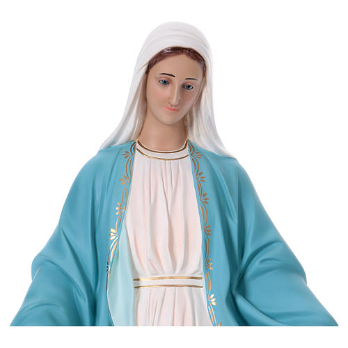 Miraculous Mary statue, 110 cm colored fiberglass crystal eyes 2