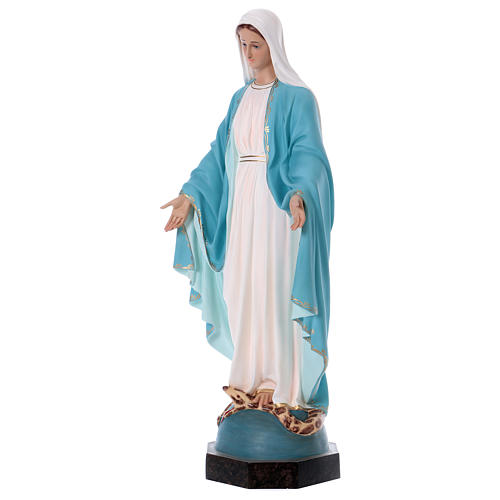 Miraculous Mary statue, 110 cm colored fiberglass crystal eyes 3