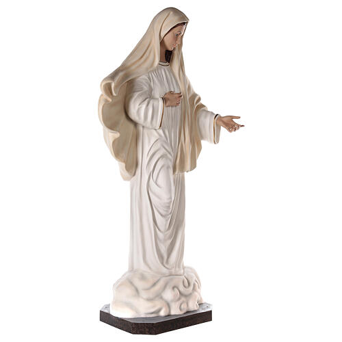 Our Lady of Medjugorje 170 cm, in painted fiberglass glass eyes 5
