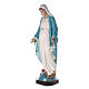 Our Lady of Grace statue 180 cm, in painted fiberglass glass eyes s3
